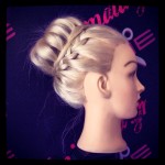 Χτένισμα Στέμμα από πλεξίδες / Braided crown hairstyle