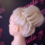 Χτένισμα Στέμμα από πλεξίδες / Braided crown hairstyle