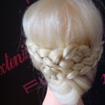 Νυφικό χτένισμα από πλεξίδες / Braided Updo wedding hairstyle