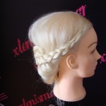 Νυφικό χτένισμα από πλεξίδες / Braided Updo wedding hairstyle